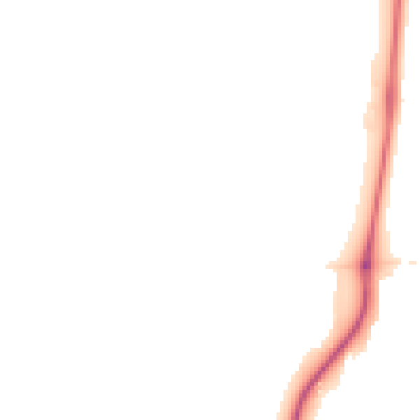 Night-time road noise heatmap for EN3 6EA