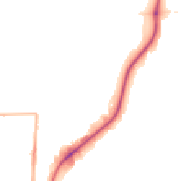 Night-time road noise heatmap for EN3 6EH