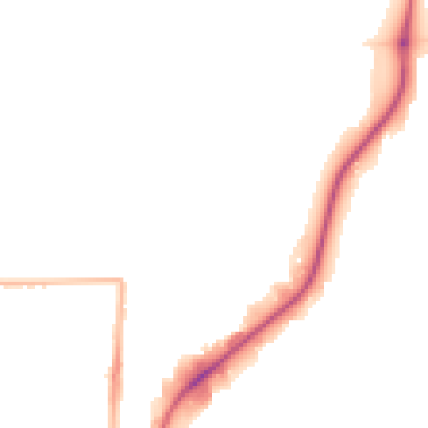 Night-time road noise heatmap for EN3 6EW