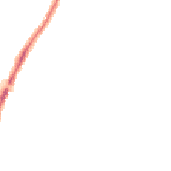 Night-time road noise heatmap for EN3 6EX