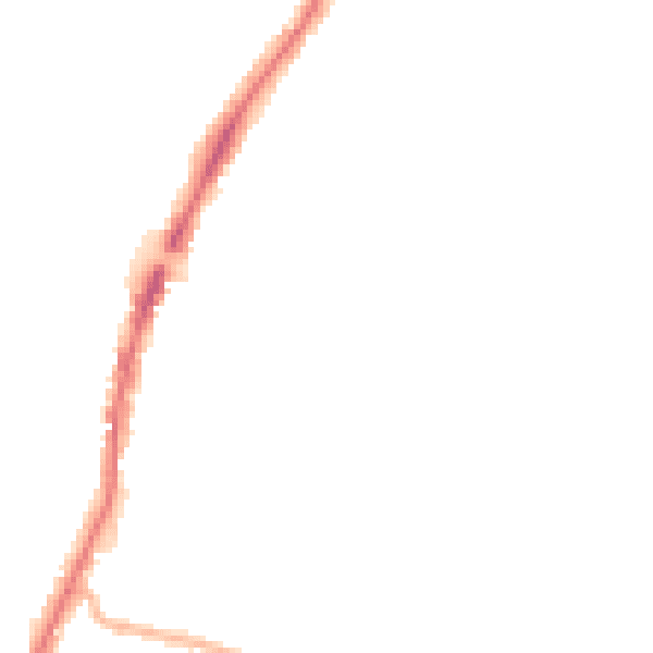 Night-time road noise heatmap for EN3 6LY