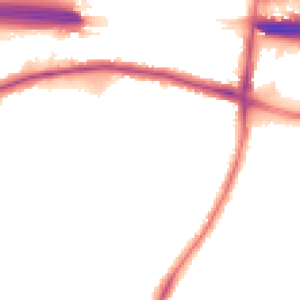 Night-time road noise heatmap for EN3 6QR