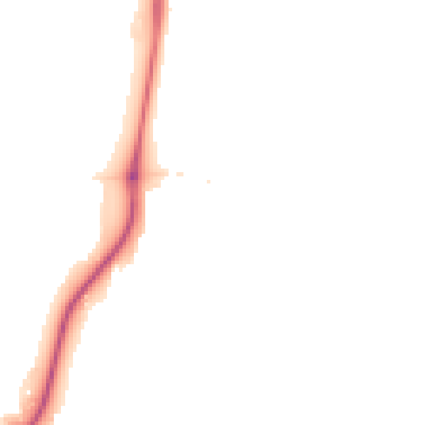 Night-time road noise heatmap for EN3 6WT