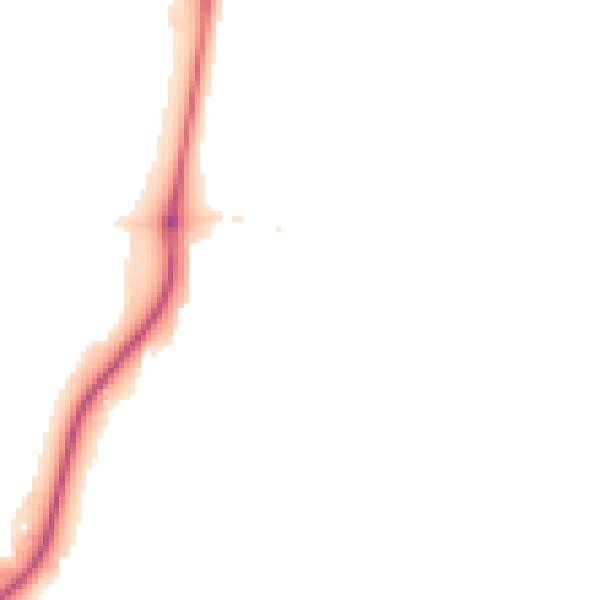 Night-time road noise heatmap for EN3 6WU
