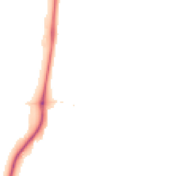 Night-time road noise heatmap for EN3 6YA