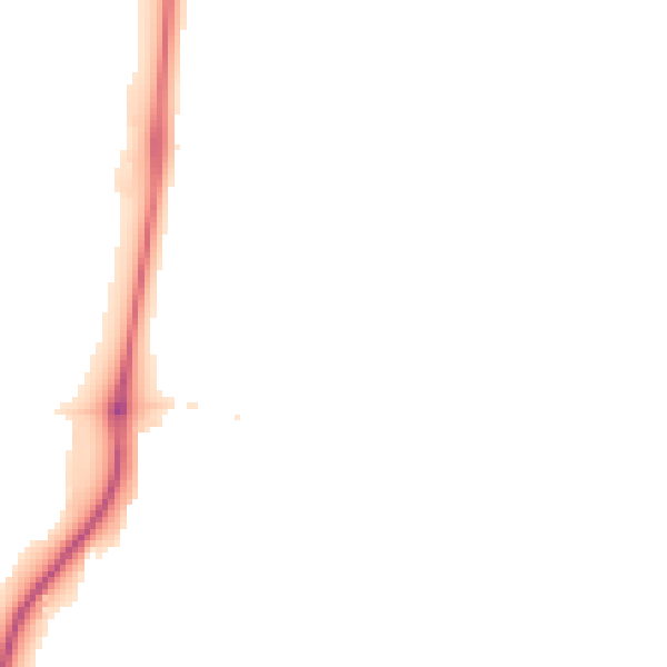 Night-time road noise heatmap for EN3 6YH