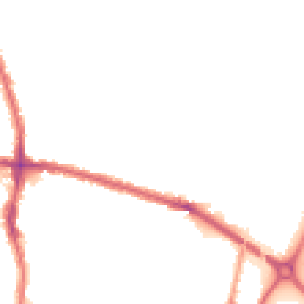 Night-time road noise heatmap for EN3 7EY