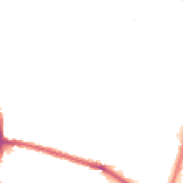 Night-time road noise heatmap for EN3 7TX