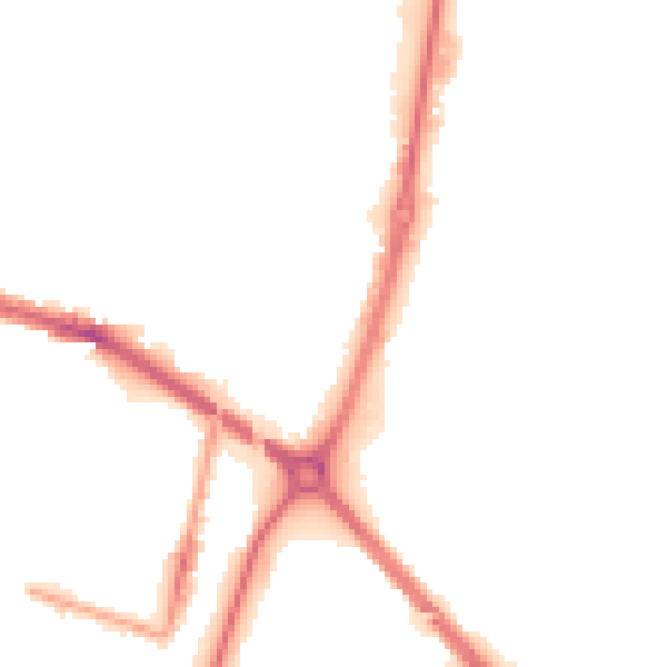 Night-time road noise heatmap for EN3 7UH