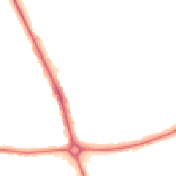 Night-time road noise heatmap for EN4 0AR