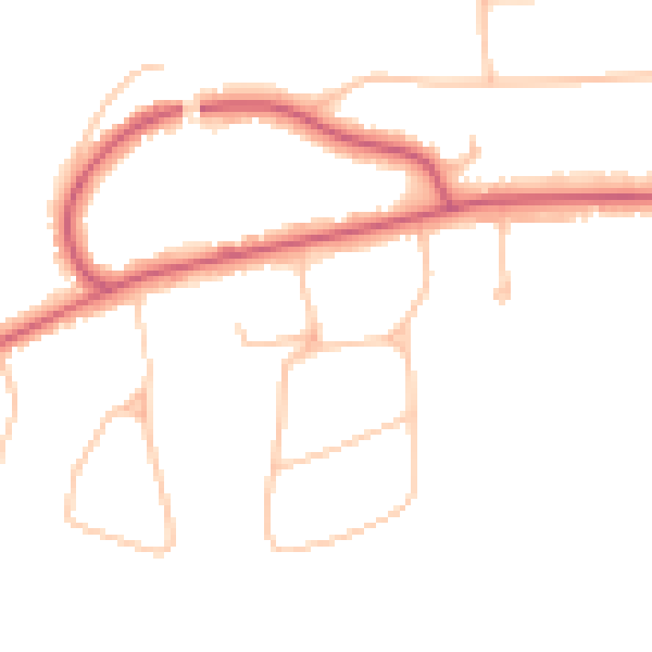 Daytime road noise heatmap for EN4 0LW