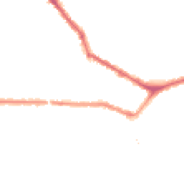 Night-time road noise heatmap for EN4 8QR