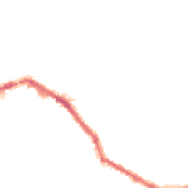 Night-time road noise heatmap for EN4 9NU