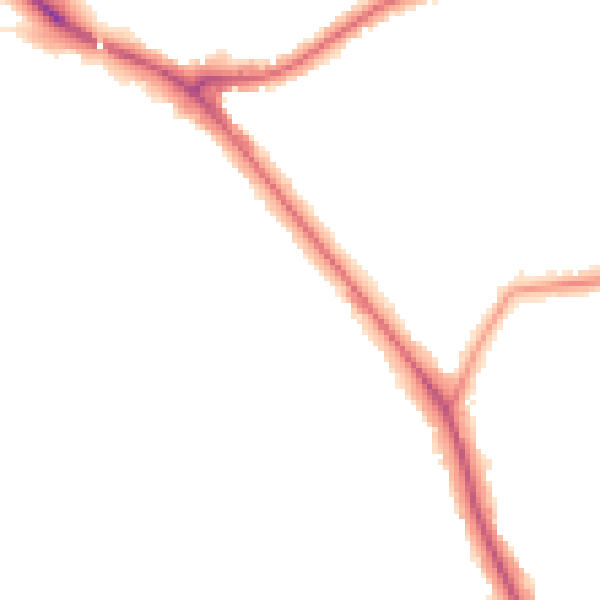 Night-time road noise heatmap for EN5 1AR