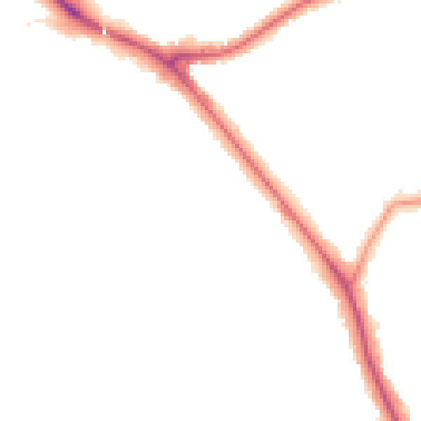 Night-time road noise heatmap for EN5 1AS