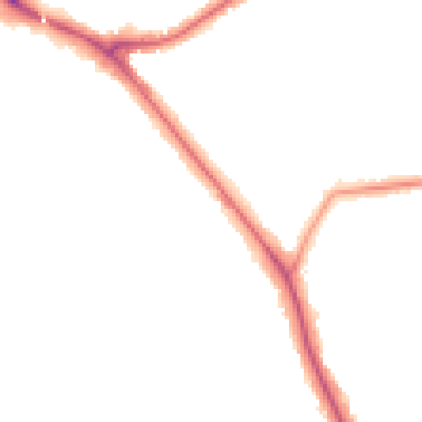 Night-time road noise heatmap for EN5 1AU