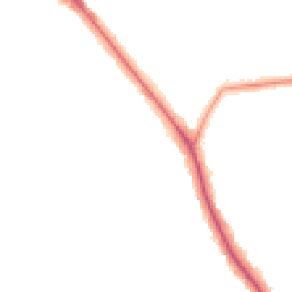Night-time road noise heatmap for EN5 1BB