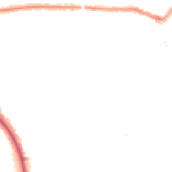 Night-time road noise heatmap for EN5 1DJ