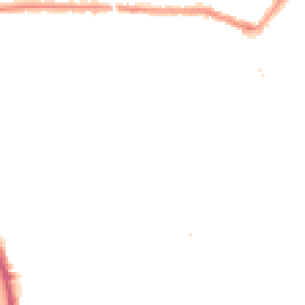 Night-time road noise heatmap for EN5 1DL