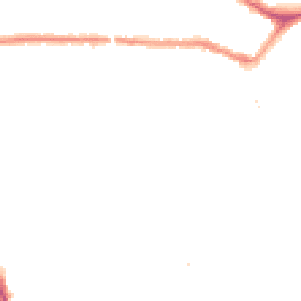 Night-time road noise heatmap for EN5 1DR