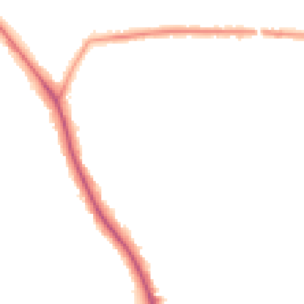 Night-time road noise heatmap for EN5 1EA