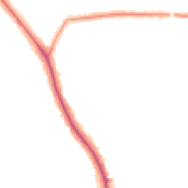 Night-time road noise heatmap for EN5 1ED
