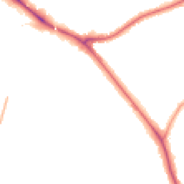 Night-time road noise heatmap for EN5 1FE