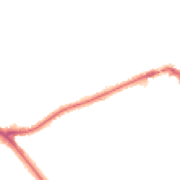Night-time road noise heatmap for EN5 1FH