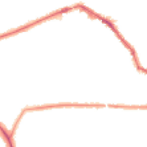 Night-time road noise heatmap for EN5 1LX
