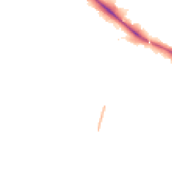 Night-time road noise heatmap for EN5 2FZ