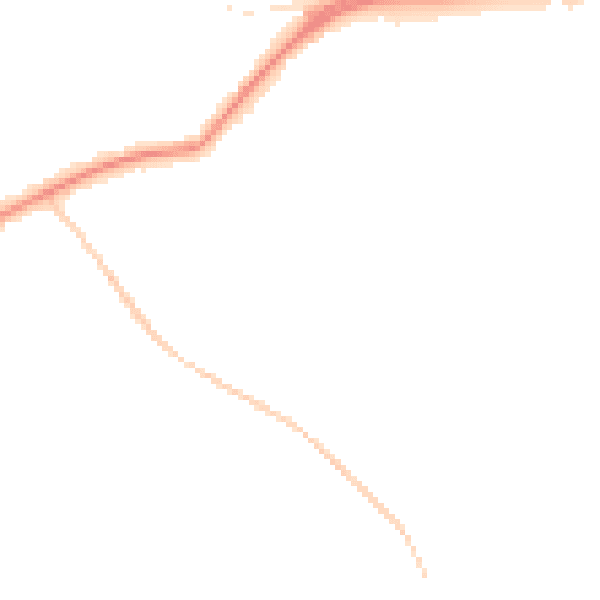 Night-time road noise heatmap for EN5 3AH