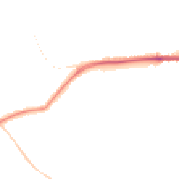 Night-time road noise heatmap for EN5 3BQ