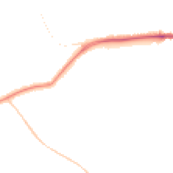 Night-time road noise heatmap for EN5 3DU
