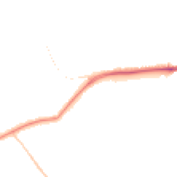 Night-time road noise heatmap for EN5 3HD