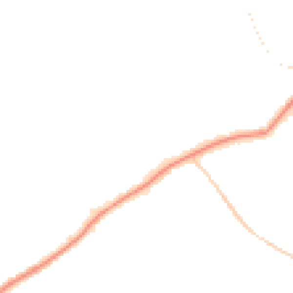 Night-time road noise heatmap for EN5 3JP
