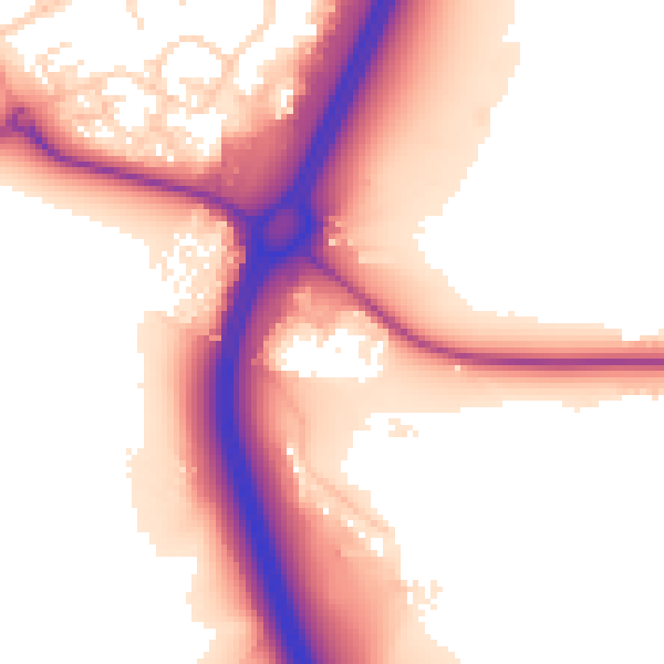 Daytime road noise heatmap for EN5 3JQ