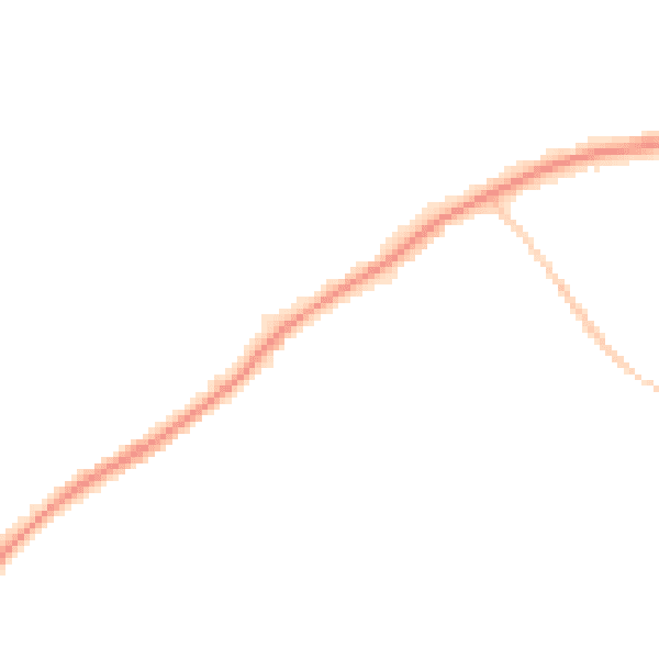 Night-time road noise heatmap for EN5 3JU