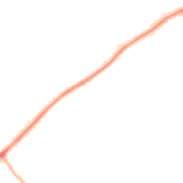 Night-time road noise heatmap for EN5 3JY