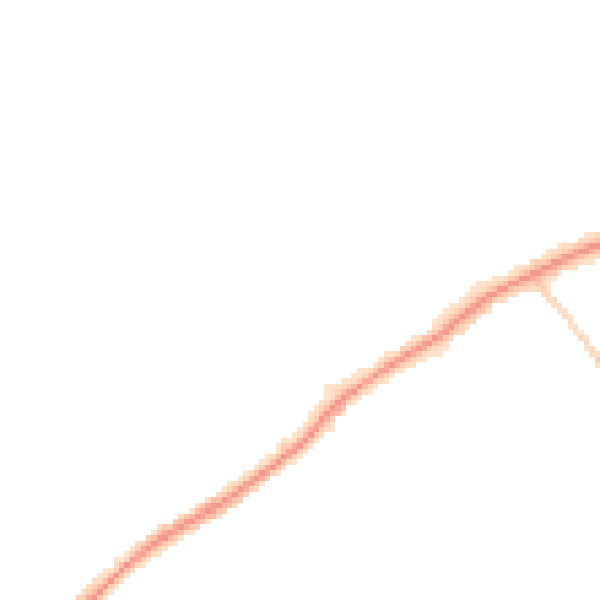 Night-time road noise heatmap for EN5 3NA