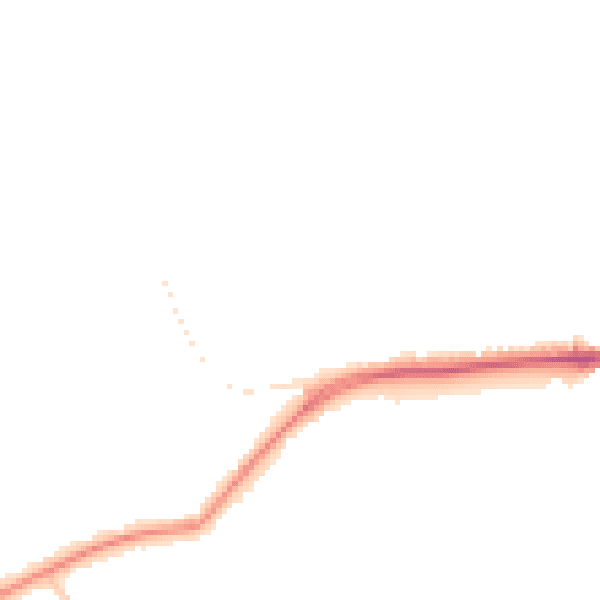 Night-time road noise heatmap for EN5 4AH