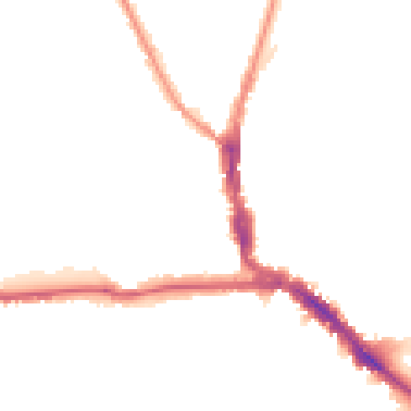 Night-time road noise heatmap for EN5 4JP