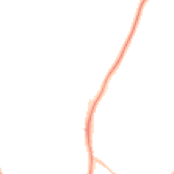 Night-time road noise heatmap for EN5 4QG