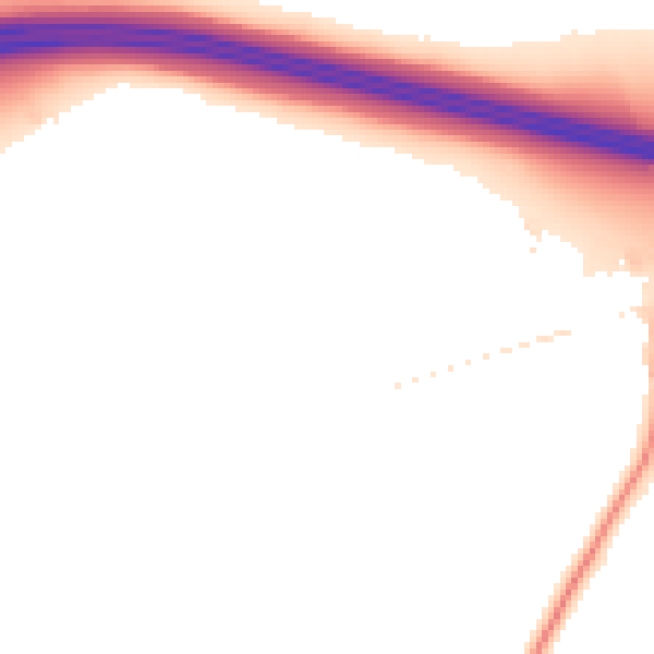 Night-time road noise heatmap for EN5 4RY