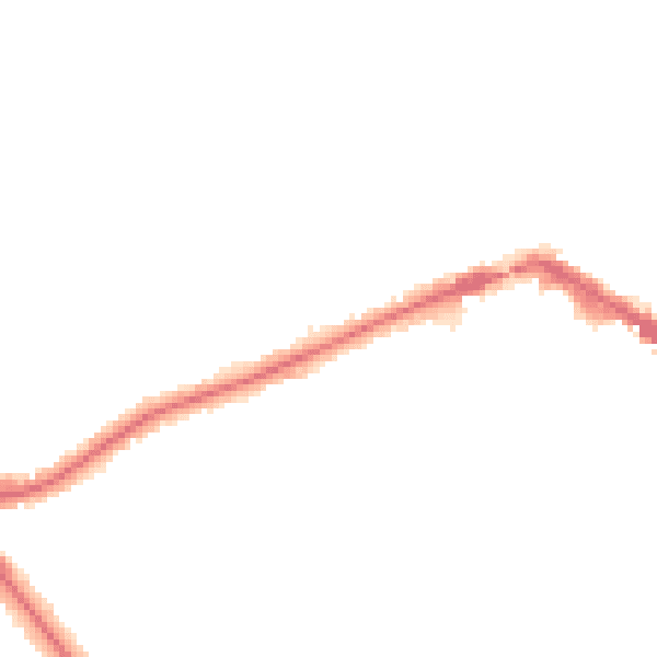 Night-time road noise heatmap for EN5 5JJ