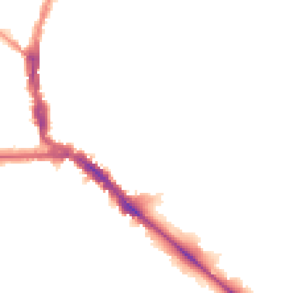 Night-time road noise heatmap for EN5 5SH