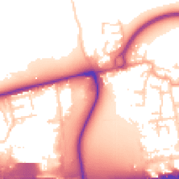 Daytime road noise heatmap for EN9 1BY