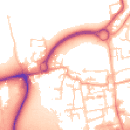 Daytime road noise heatmap for EN9 1DG