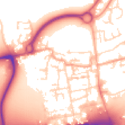 Daytime road noise heatmap for EN9 1DS