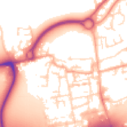Daytime road noise heatmap for EN9 1DU