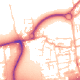 Daytime road noise heatmap for EN9 1DY
